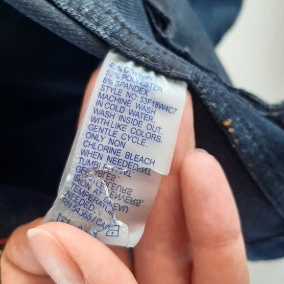 NYGUARD sleeveless vest Jacket Jeans For Woman Medium - Picture 8 of 10